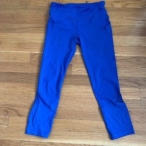 blue lulu lemon leggings